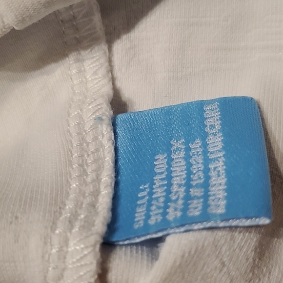 J. MClaughlin White Pattern Short Sleeve Tee Shirt - Picture 8 of 8